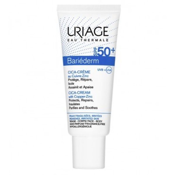 URIAGE BARIÉDERM CICA-CRÈME SPF50+ AU CUIVRE-ZINC 40 ML